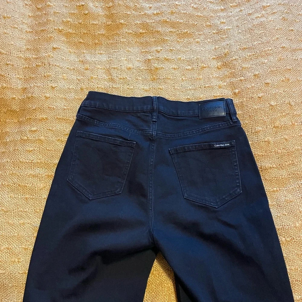 Black Calvin Klein Straight Leg Jeans